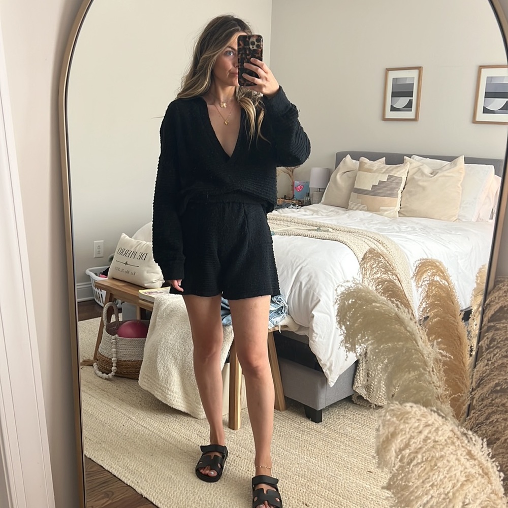 Free People Carter 2 piece knit Set Lounge